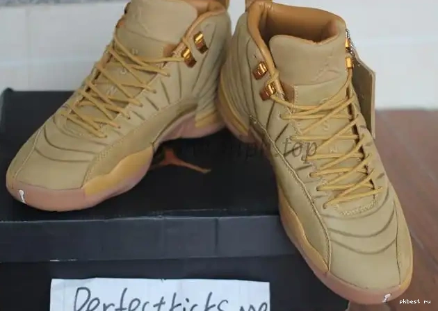 Authentic PSNY “Wheat” Air 12 Jordan x 0501